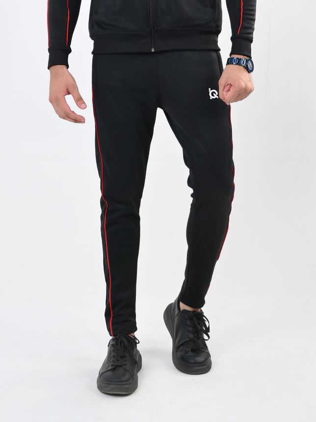 Black Side-Stripe Trouser