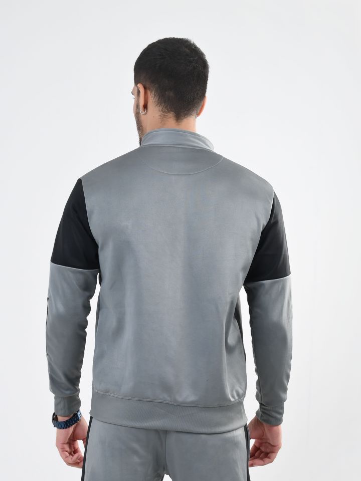 Grey Storm Zipper