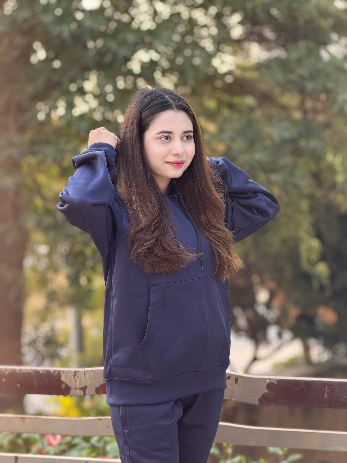W-Navy Bliss Hoodie