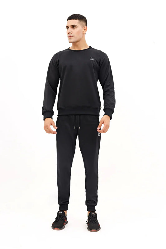 Black IQ Sweatshirt Tracksuit