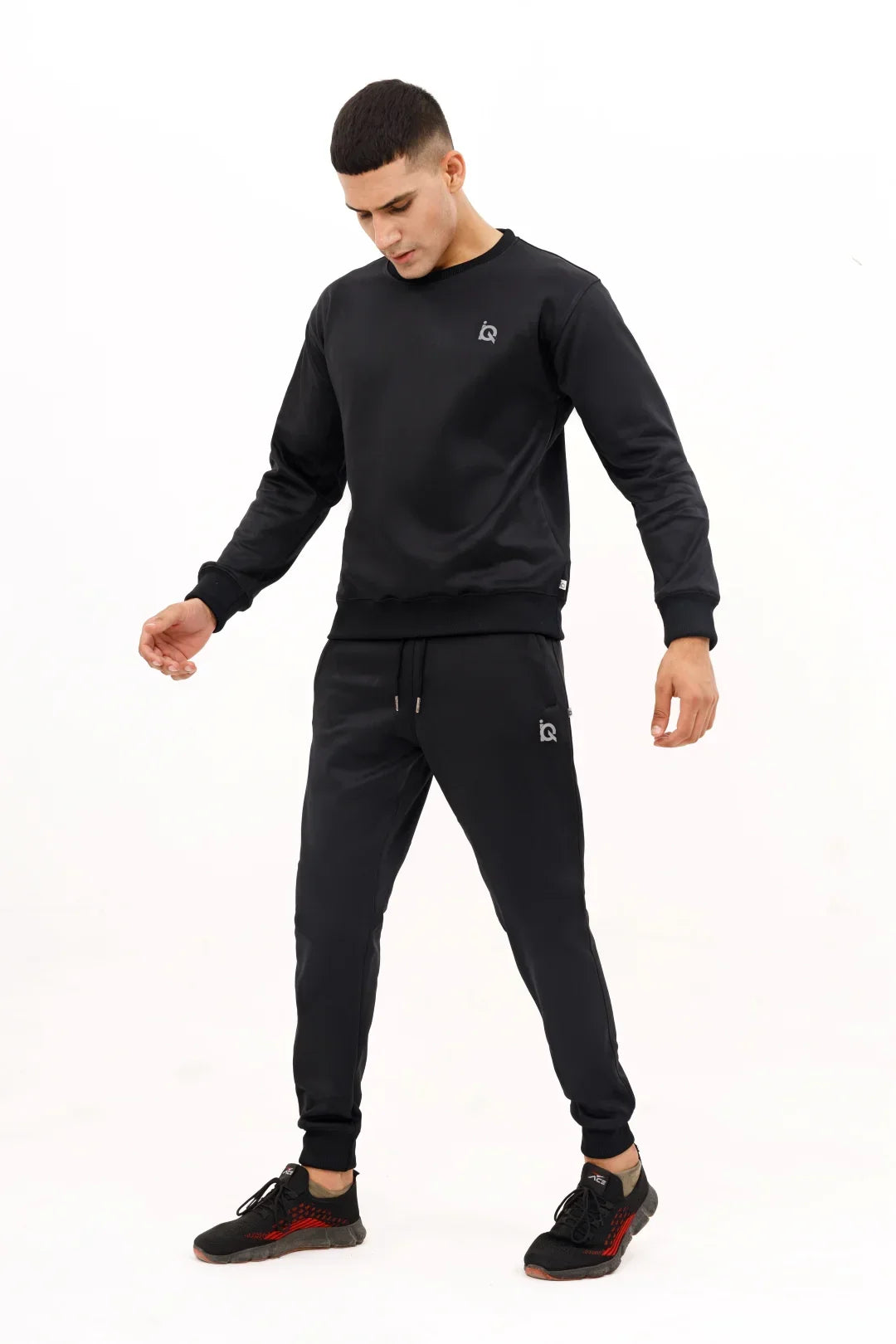 Black IQ Sweatshirt Tracksuit