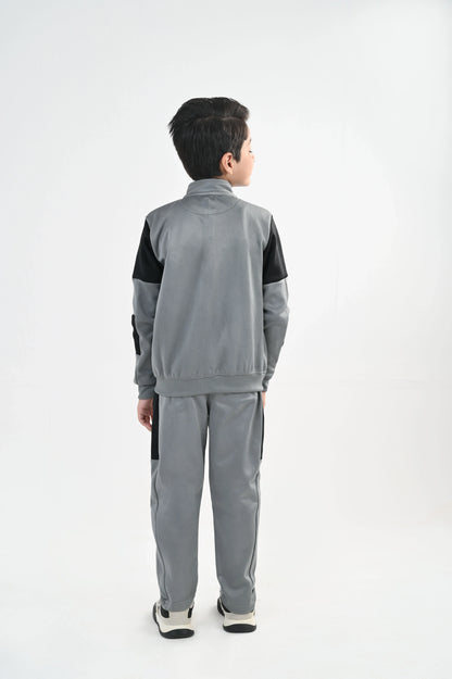 Grey Storm Tracksuit-Unisex Kids