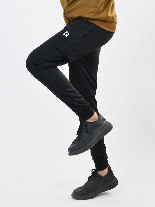 Black Cargo Trouser