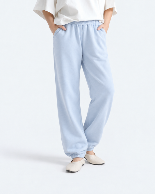 Relaxed Fleece Jogger - Powder Blue