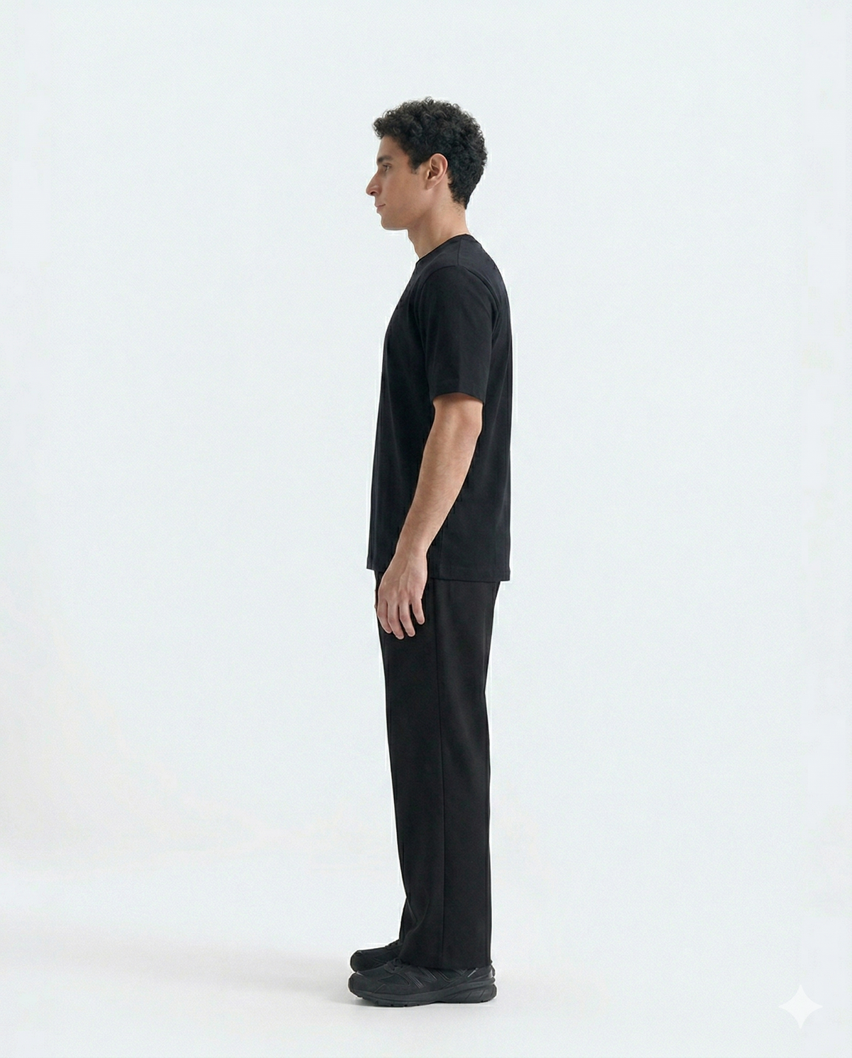 Crew Neck Tee - Black