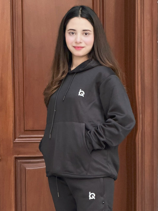 W-Black Hoodie – Saeed Ajmal’s Choice