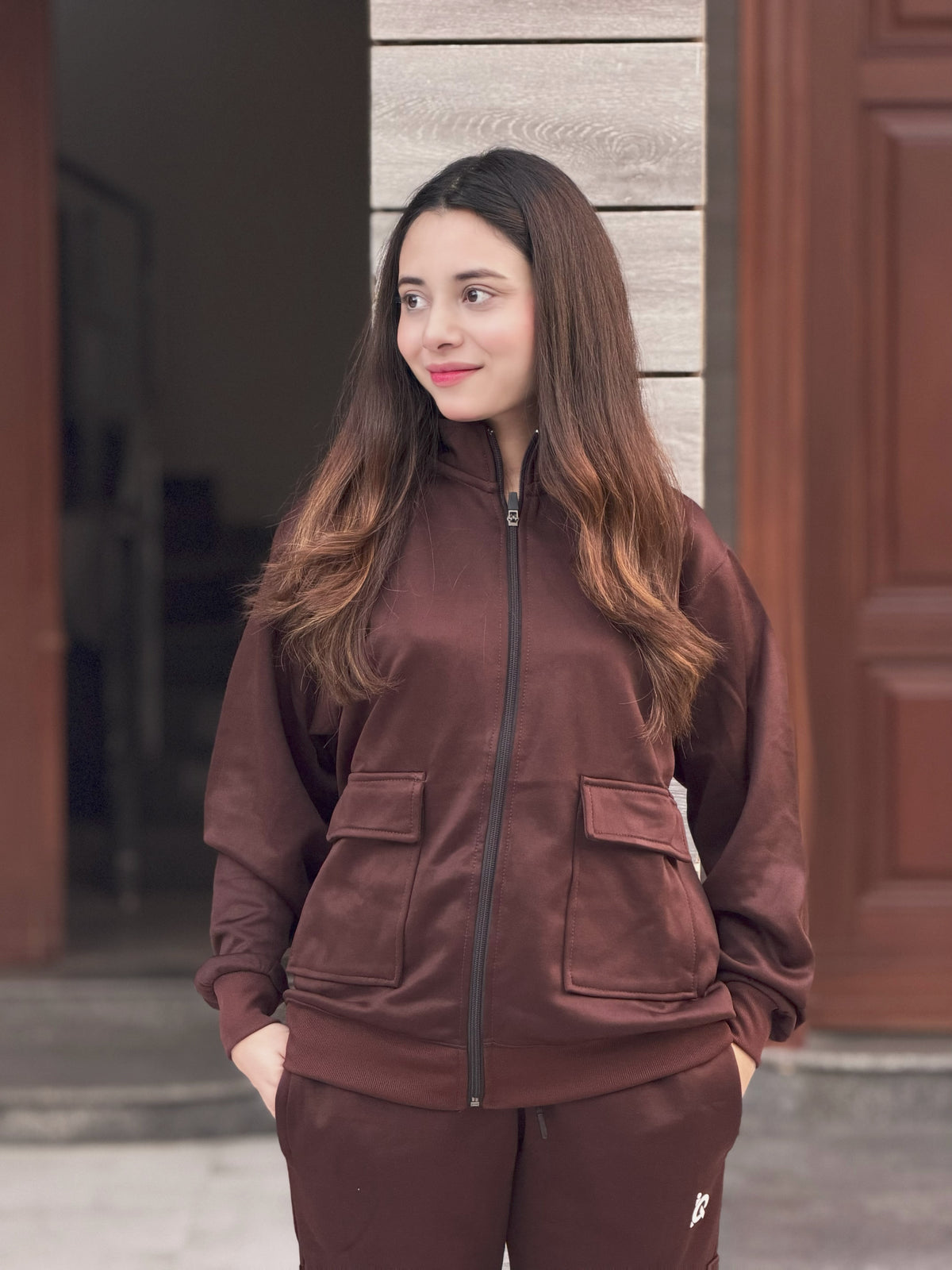 W-Cocoa Cargo Charm Zipper